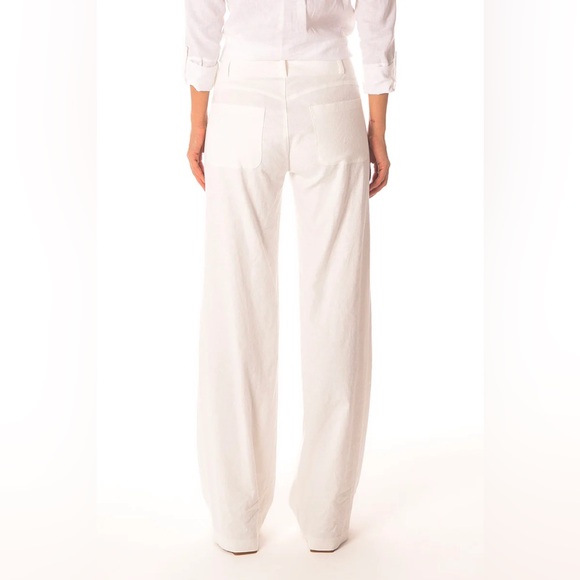 NWT BRENDA BEDDOME Linen Pant - Black - Size 25 - Picture 4 of 13